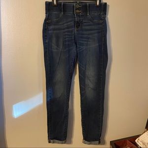 Apt 9 cuffed skinny jeans